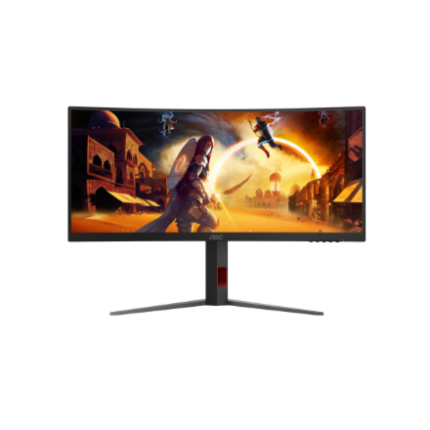 AOC | CU34G4 | 34 " | Fast VA | UWQHD | 21:9 | 180 Hz | 1 ms | 3440 x 1440 pikseļi | 300 cd/m² | HDMI portu skaits 2 | Melns